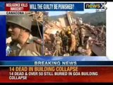 Goa Building Collapse: 14 people reported dead, more than 100 feared trapped in the debris - NewsX