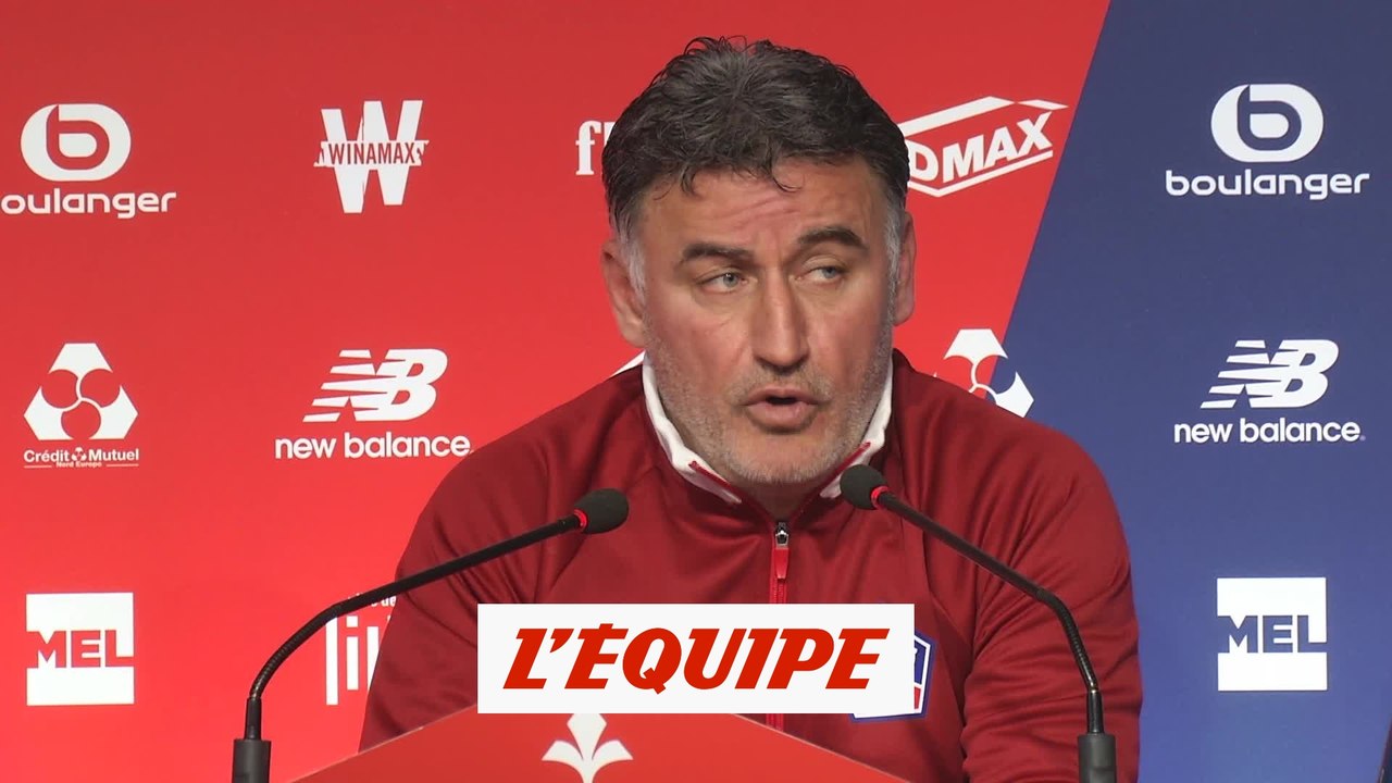 Galtier «Ce ne serait pas un échec de ne pas finir deuxièmes» - Foot - L1 - Losc