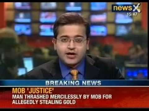 Mob 'justice': Man thrashed by crowd for allegedly stealing gold ornaments - NewsX