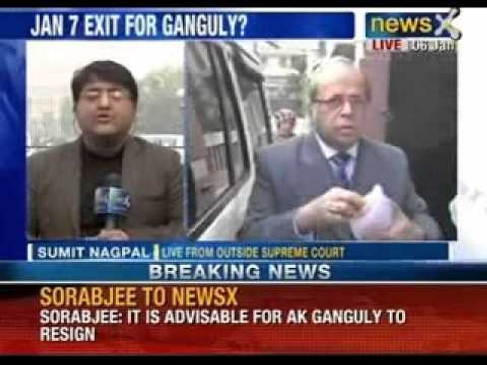Justice AK Ganguly sees the light ? - NewsX