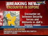 Two policemen injured in sopore encounter in North Kashmir -  NewsX