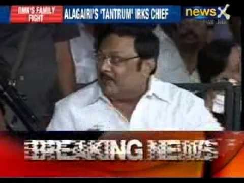 Will MK Alagiri fight or back down to Karunanidhi and MK Stalin ? - NewsX