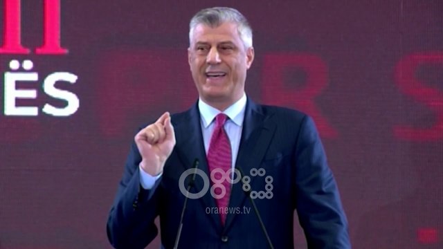 Ora News – Thaçi pro korrigjimit të kufijve: Pa shkelur mbi trupin tim nuk cënohet territori