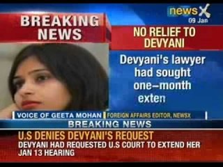 No relief for Devyani Khobragade. US Court rejects one month extension plea - News X