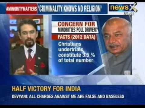 Sushilkumar Shinde pitches for minorities, 'be careful' before arrests - NewsX