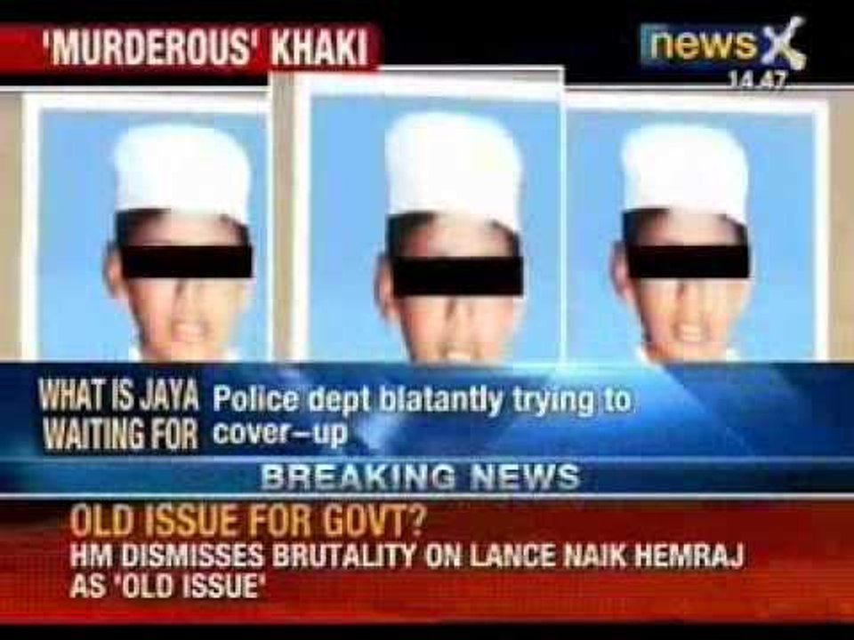 Justice denied: Police tortured and shot a minor boy in Chennai, Jayalalithaa silent