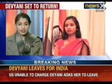 Devyani leaves for India today, granted full immunity - NewsX