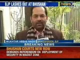 BJP lashes out at Prashant Bhushan for supporting a referendum in Kashmir - NewsX