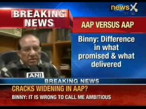 It's AAP vs. AAP: MLA Vinod Kumar 'Binny' criticises his own government functioning