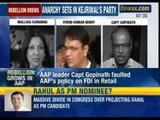 AAP member Mallika Sarabhai has criticised AAP leader Kumar Vishwas - NewsX