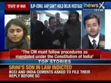 Lt Governor Najeeb Jung takes on Chief Minister Arvind Kejriwal on Janlokpal Bill - NewsX