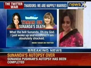 Superficial marks on Sunanda's wrist - NewsX