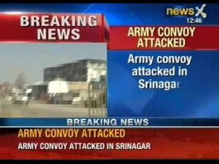 Breaking News: Army convoy attacked in Srinagar - NewsX