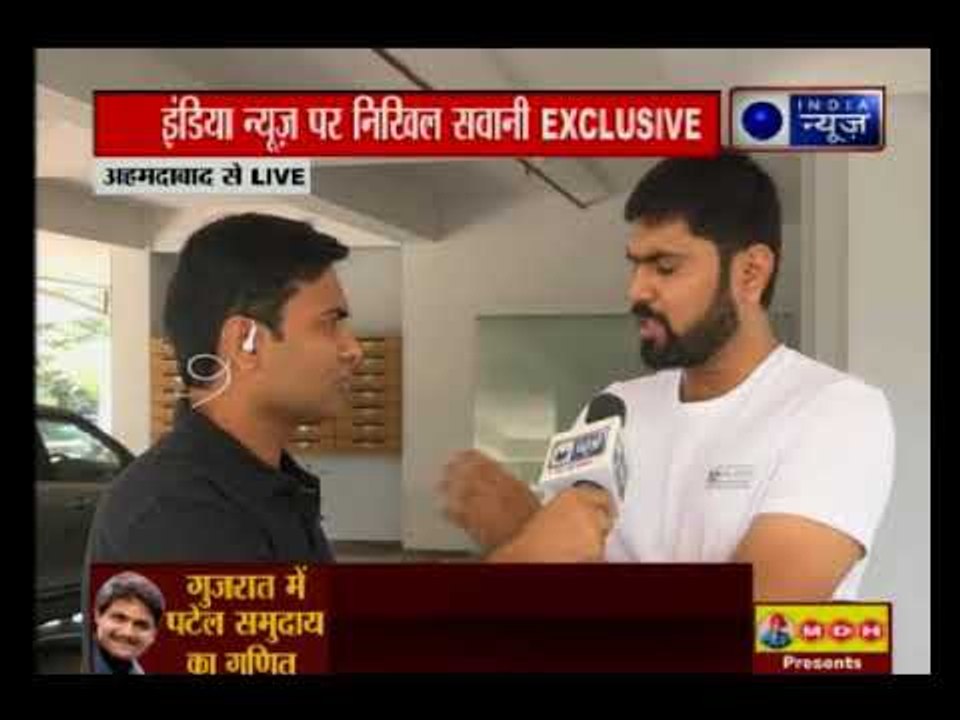 निखिल सवानी ने India News से कहा- समाज का जो हित करेगा मैं उसके साथ रहूंगा