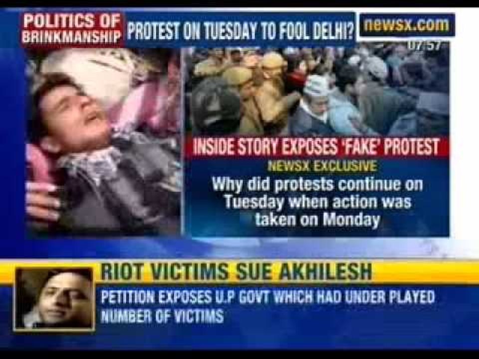 NewsX: Inside story exposes fake protest as 'Anarchist' Arvind Kejriwal withdraws Dharna.