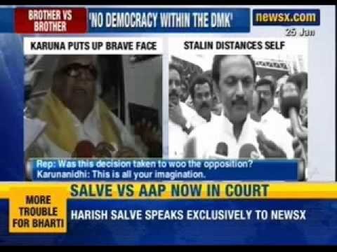 Karunanidhi along with son Stalin decided to expel Alagiri - NewsX