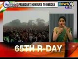 President Pranab Mukherjee honours 79 heroes this Republic day - NewsX