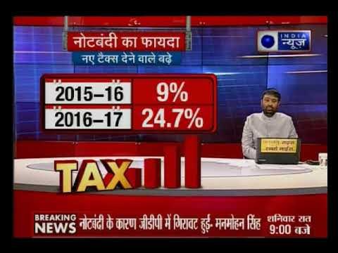 कांग्रेस ने नोटबंदी का विरोध किया: अरुण जेटली- Tonight with Deepak Chaurasia