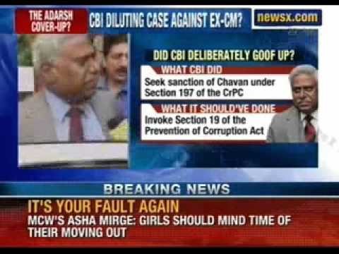 Adarsh Housing scam: Central Bureau of Investigation diluting case against Ex Chief Minister