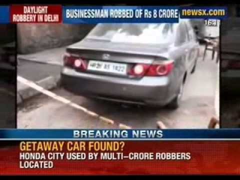 Law and Order India: Armed Robbers loot businessman of 80 Million in broad daylight