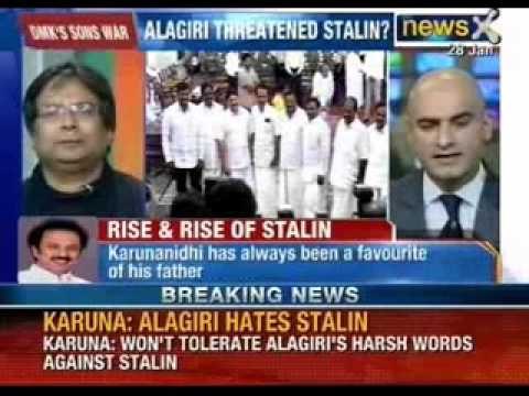 NewsX: DMK Patriarch Karunanidhi keeps MK Alagiri under temporary suspension