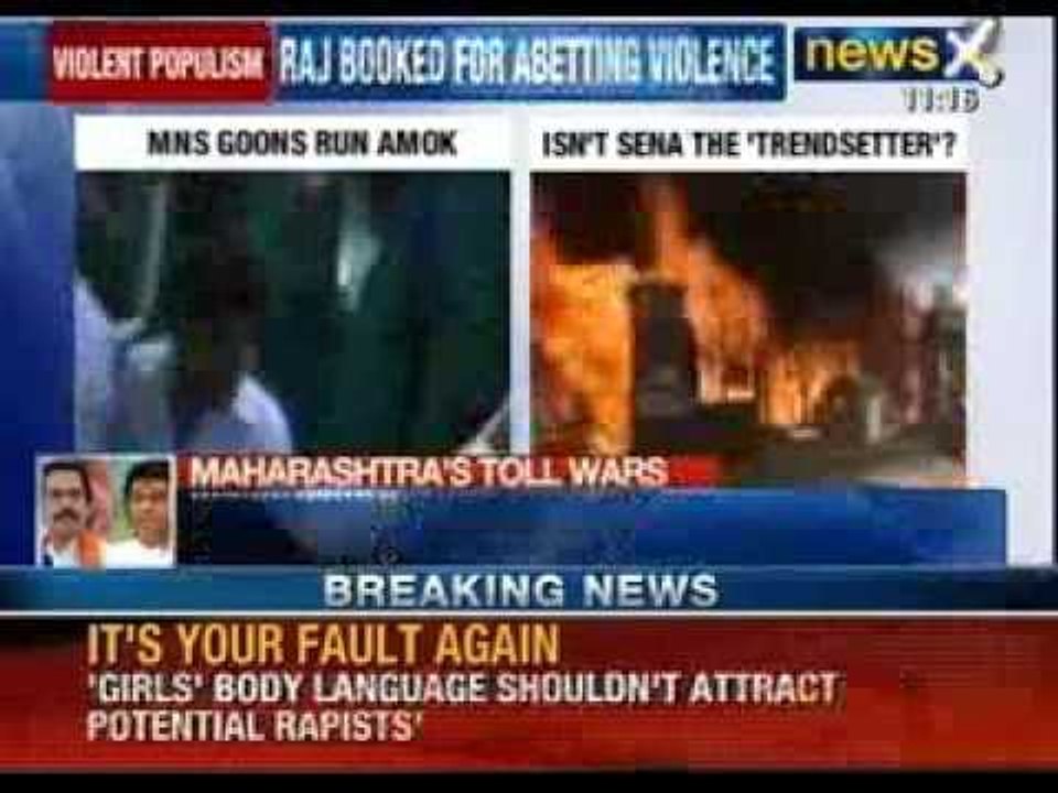 NewsX: Raj Thackeray booked for abetting violence, but not arrested yet
