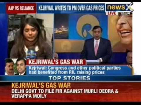 War over 'Gas': Arvind Kejriwal targets Mukesh Ambani over gas prices - NewsX