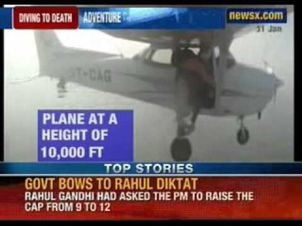 NewsX: Watch Women Skydiver fall to her death, as parachute fails to open