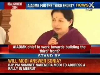 Video herunterladen: Loksabha Elections 2014: AIADMK supremo Jayalalithaa joins hand with CPI