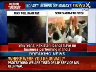 Download Video: Shiv Sena : Pak kills our soldiers on LoC, Pak bands have no business performing in India - NewsX