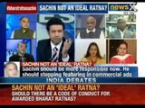 India Debate: Must Bharat Ratna Sachin Tendulkar surrender his commercial identity? - NewsX