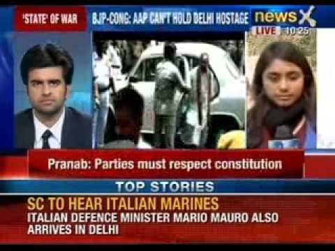 President Pranab Mukherjee's message to political parties as Arvind Kejriwal threatens to resign