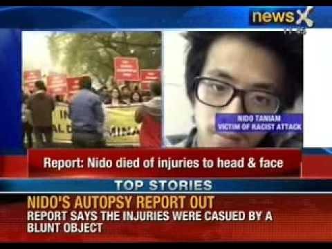 Nido Tanium's autopsy report out; Arunachal student lynched by mob, died of injuries to head & face
