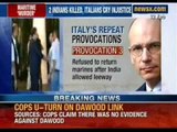 Italian Prime Minister invokes EU to back marines - NewsX