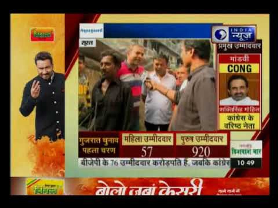 गुजरात विधानसभा चुनाव 2017 Phase1: गुजरात के सू...
