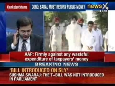 Congress lashes out at the SAD government over Punjab MLA's junket