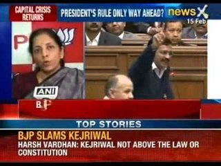 Delhi headed for President's rule?