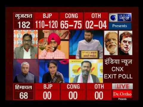 इंडिया न्यूज CNX एग्जिट पोल का अनुमान, गुजरात में बनी रहेगी बीजेपी की सरकार