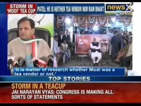 Narendra Modi was a contractor not a tea vendor- Ahmed Patel