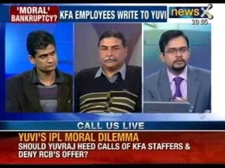 Speak out India : Should Yuvraj heed calls of KFA staffers and deny RCB's offer ?
