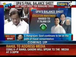 Budget 2014: Finance Minister P Chidambaram presents 2014 vote on account
