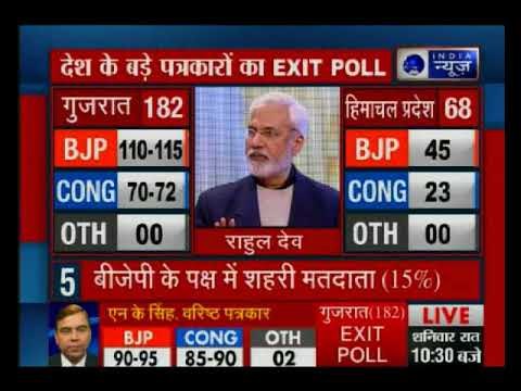 एग्जिट पोल: देश के बड़े पत्रकार गुजरात और हिमाचल में किस पार्टी को दे रहे हैं कितनी सीटें? | Part 2