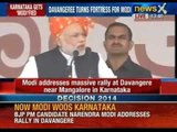 Narendra Modi addresses rally in Davangere, Karnataka