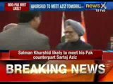 Salman Khurshid likely to meet his Pak counterpart Sartaj Aziz