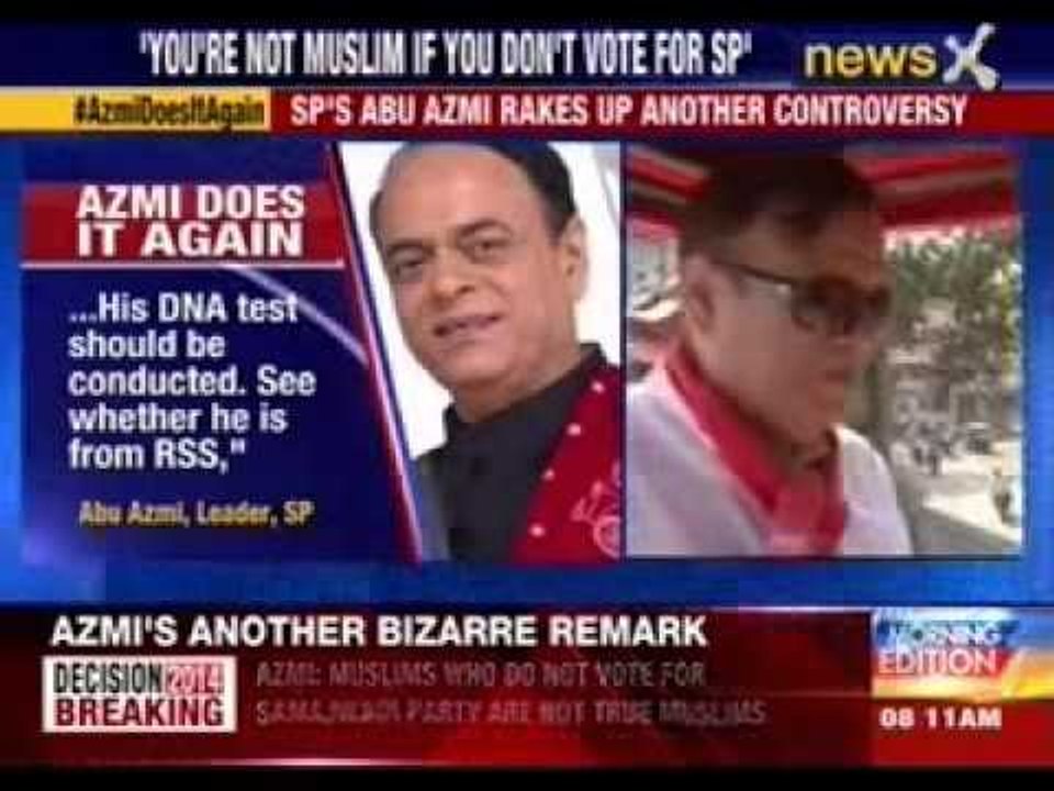 Abu Azmi creates a row again