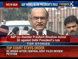 AAP co-founder Prashant Bhushan moves Supreme Court against Delhi President's rule