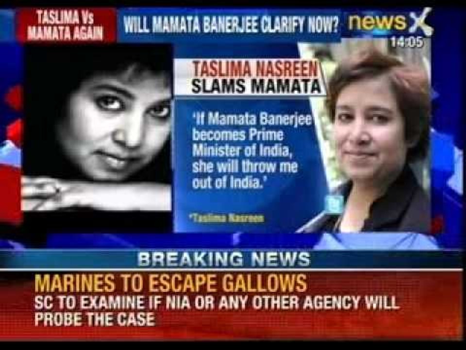 Bangladeshi author Taslima Nasrin hits back at Bengal Chief Minister