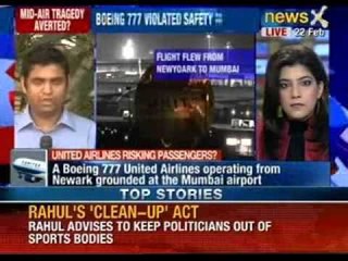 United aircraft- 48 flight detained at Mumbai airport