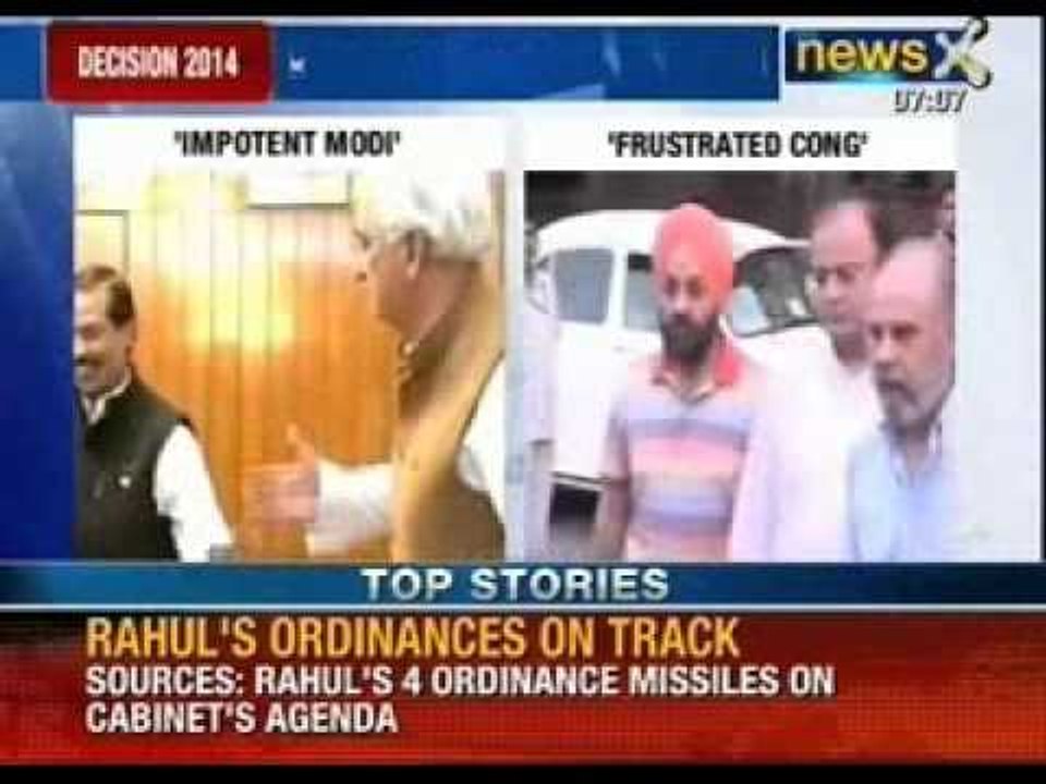 Salman Khurshid mocks 'Impotent' Modi