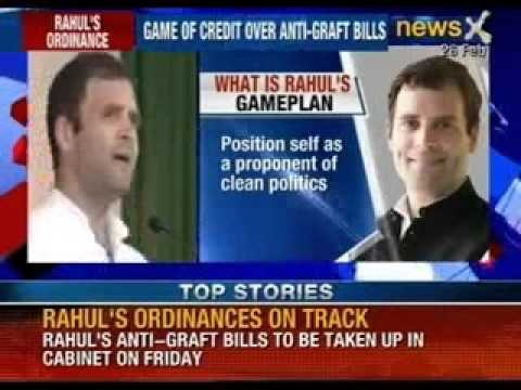 Government to push Rahul's anti-graft bills via ordinance